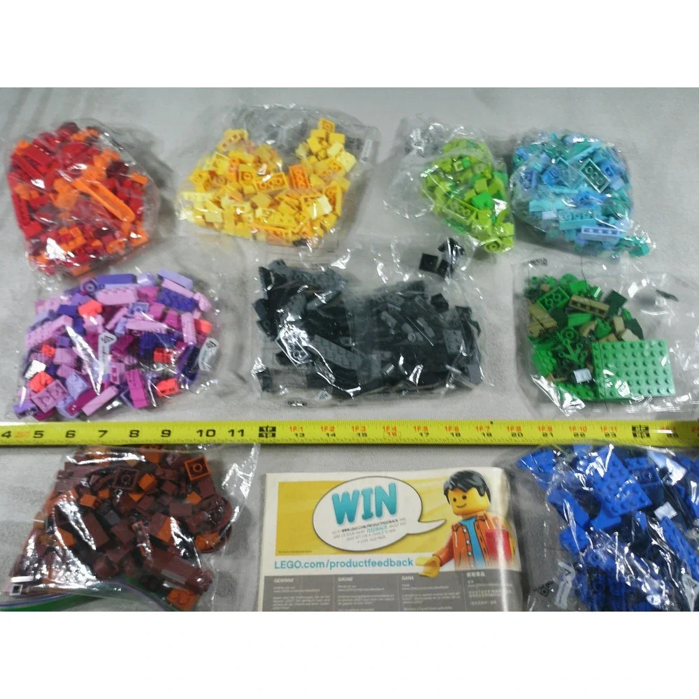 LEGO Classic Bricks Bricks Plates 11011 Creative Building Toy 1500 Pieces Set